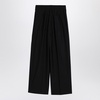 Semicouture Black Wool Blend Adesia Trousers