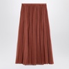 Philosophy Brown Tulle Flared Skirt