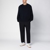 Studio Nicholson Navy Blue Jean Jumper In Wool