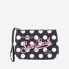 Mc2 Saint Barth Scuba Clutch Bag With Polka Dot Pattern