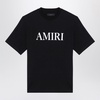 Amiri Black Cotton T Shirt With Logo