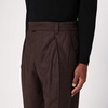 Loro Piana Brown Wool And Cashmere Trousers Men