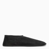 The Row Black Nylon Sock Shoe