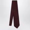 Destin Bordeaux Coloured Silk Tie