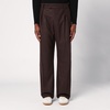 Loro Piana Brown Wool And Cashmere Trousers Men