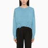 Marni Blue Jersey With Wear Details