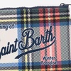 Mc2 Saint Barth Scuba Clutch Bag With Check Pattern