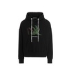 Palm Angels Broken Palm Embroidered Drawstring Hoodie