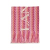 Lanvin Chevron Logo Pattern Scarf