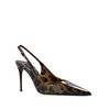 Dolce & Gabbana Leopard Print Slingaback Pumps