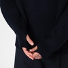 Studio Nicholson Navy Blue Wool Lye Jumper