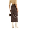 Brunello Cucinelli Leather Skirt