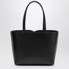 Dolce&Gabbana Dg Logo Black Leather Small Tote Bag Women