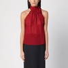 Philosophy Red Georgette Top With Bow