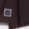 Destin Ebony Brown Wool Scarf