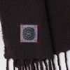 Destin Ebony Brown Wool And Cahsmere Scarf