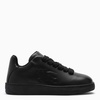 Burberry Box Black Leather Trainer