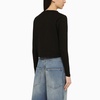 Loulou Studio Black Cotton Crew Neck Jumper