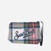 Mc2 Saint Barth Scuba Clutch Bag With Check Pattern