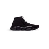 Men's Speed Lace-up Recycled Knit Sneaker in Black