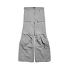 Men's Flared Cargo Pants in Grey