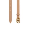 Women's Bb Thin Belt  in Latte