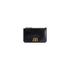 Women's Monaco Long Coin And Card Holder  in Black