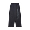 Stencil Type Baggy Sweatpants in Black/grey