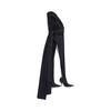 Women's Draped Pantabodysuit in Black