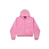 Women's Paris Strass Zip-up Hoodie Small Fit in Faded Pink