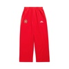 Soccer Baggy Sweatpants in Red/white