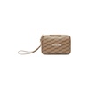 Men's Signature Pouch With Handle Bb Monogram Coated Canvas in Beige