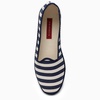 Vibi Venezia And White Striped Ballerinas