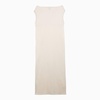 Loulou Studio Martial Midi Dress In Ivory Cotton