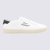 Saint Laurent Off White And Black Leather Court Classic Sl/06 Sneakers