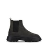 Grey Suede Chelsea Boots