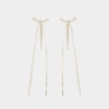 Simone Rocha Bow Ribbon Drip Earrings