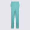 Lanvin Jade Wool And Mohair Pants