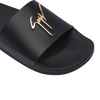 Giuseppe Zanotti Brett Slide Sandal With Logo