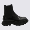 Alexander McQueen Black Leather Chelsea Boots