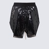 Black Silk Lining Track Shorts