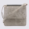 Brunello Cucinelli Logo Detailed Fold-Over Shoulder Bag