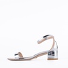 Stuart Weitzman Silver Leather Sandal