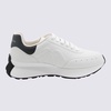 White And Black Leather Sprint Sneakers