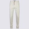 Eleventy White Cotton Pants