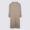 Balenciaga Beige Cotton Coat