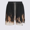 Rick Owens Drkshdw Shorts Red