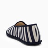 Vibi Venezia And White Striped Ballerinas