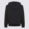 Black Nylon Sweatshirt