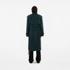 Long Cotton Blend Trench Coat